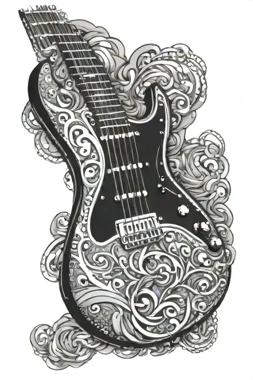 Sketch Electric Guitar