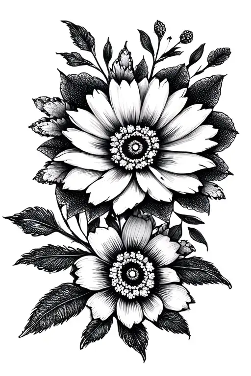 Mandala Flowers Blooming