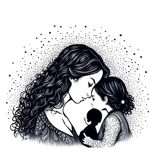 Mother And Baby Girl