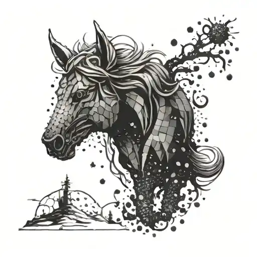 The Witcher Dotwork