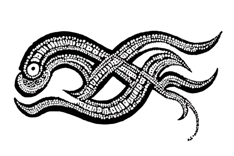 Taino Symbols Intertwined