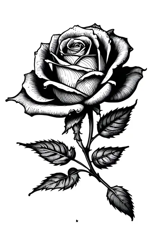 Red Rose Intertwined No Stem Rose