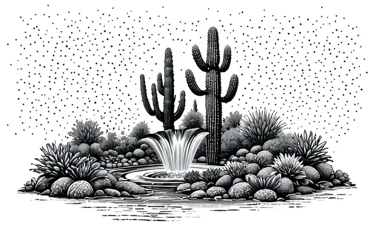 Arizona Valleywide Fountain Cactus