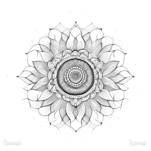 Mandala Sunflower