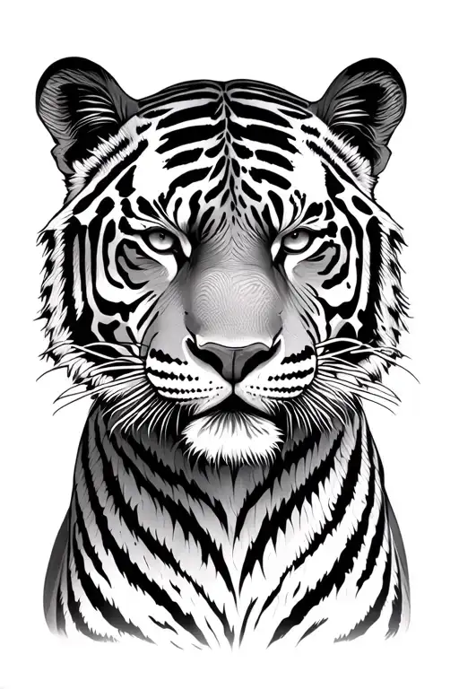 Pectoral Tiger Inspired
