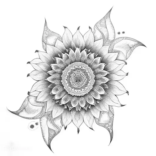 Mandala Sunflower