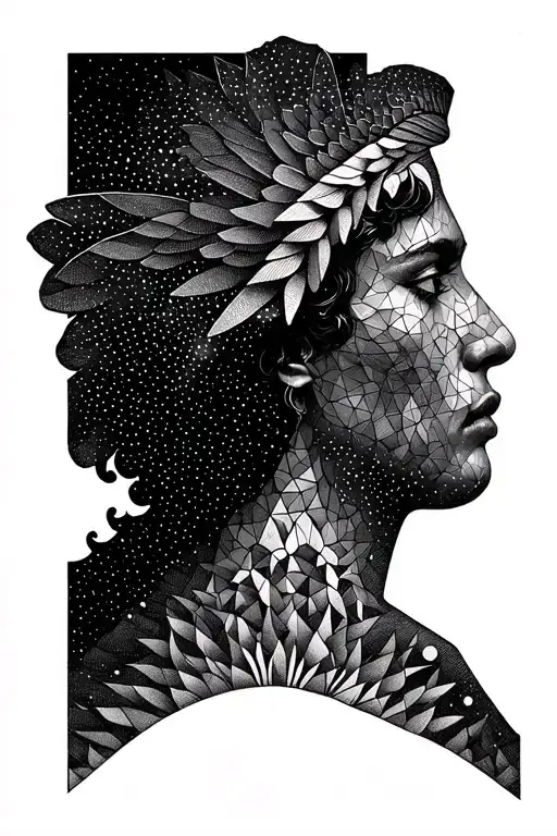 Freedom Represented By A Geometric