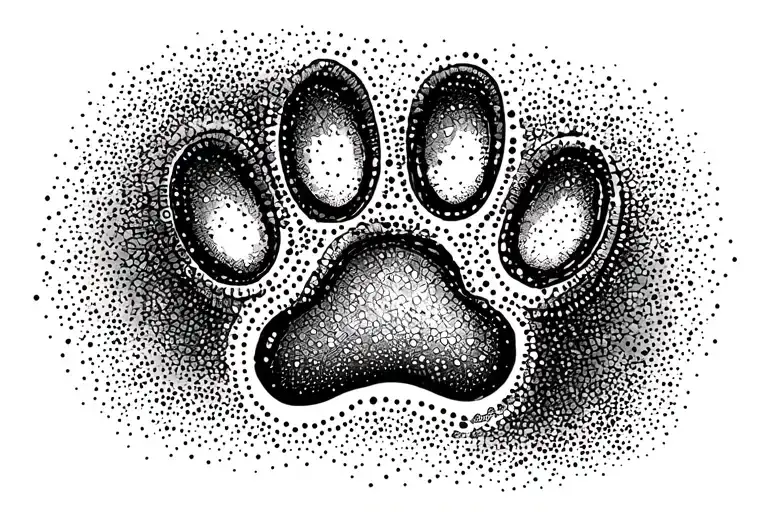 Dog Paw Print