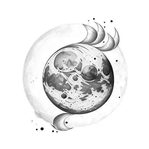 Moon With The Word Forever