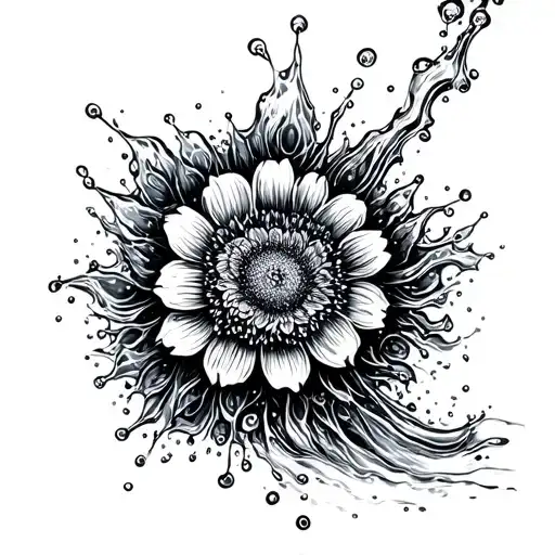 Highly Spraying Water