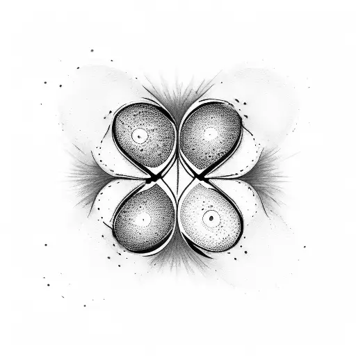 Yin Yang Three Love Hearts