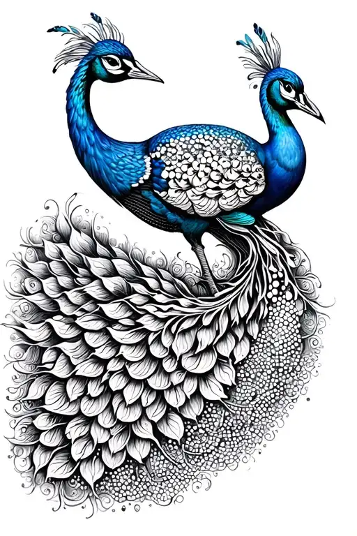 Pavone Black And White