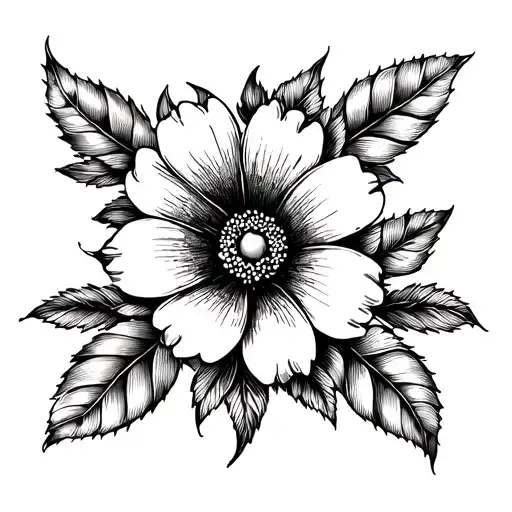 Filipino Tribal Incorporating Filipino Flowers