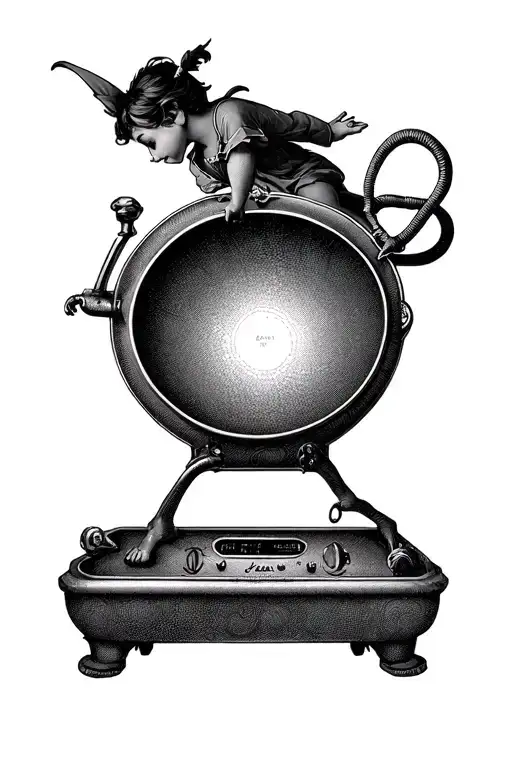 Heater Pan And Peter Pan's Shadow