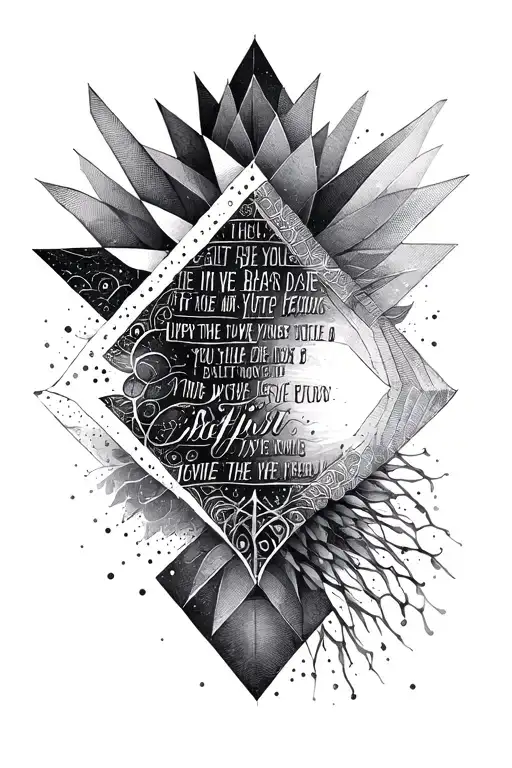 Geometric Design Incorporating Bible Verses