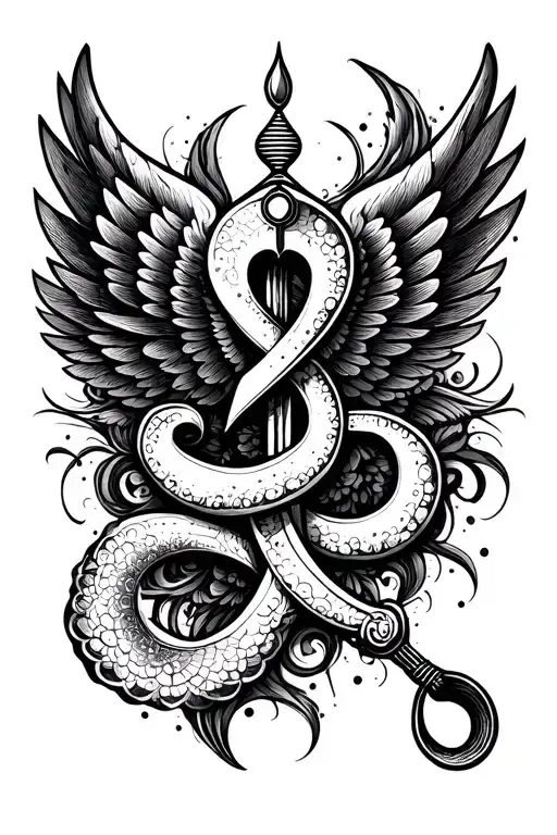 Punjabi Khanda With Wing Attached Going