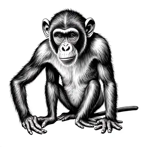 Autistic Monkey Realistic