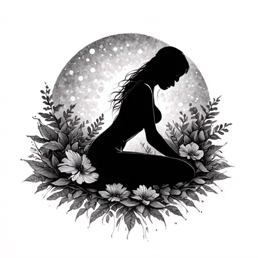 Mother Nature Kneeling