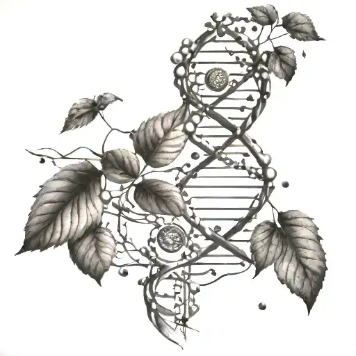 Dna Chain And Tree