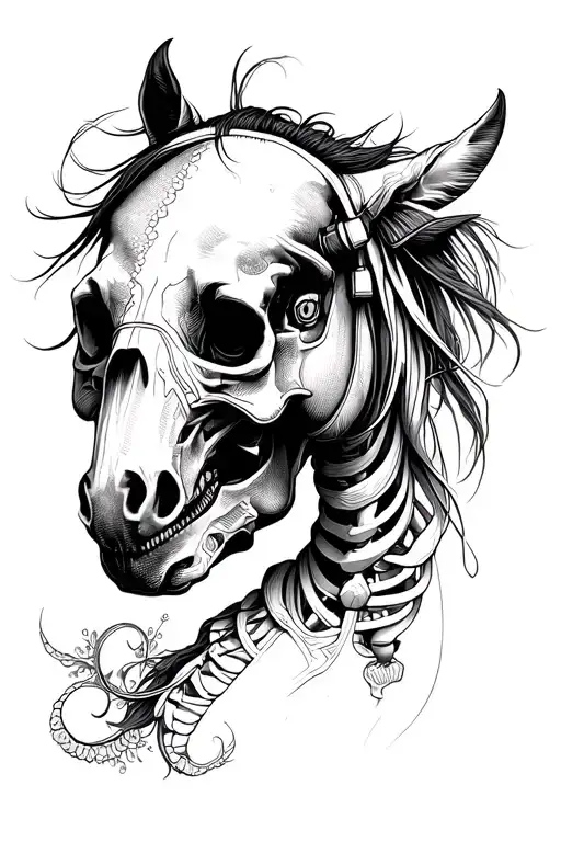 Skeleton Horse
