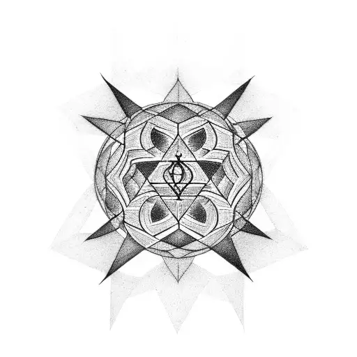 Sacred Geometry Tattoo Filler Patterns With Colorado Flag