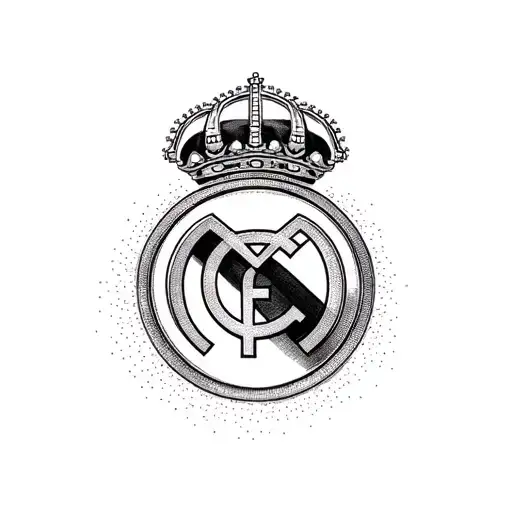 Real Madrid Logo In An Eye