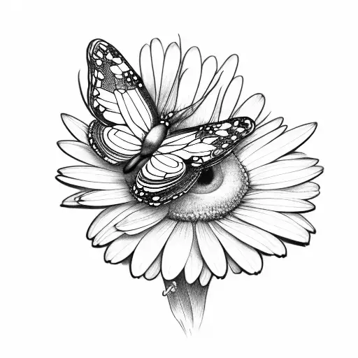 Daisy And Butterfly
