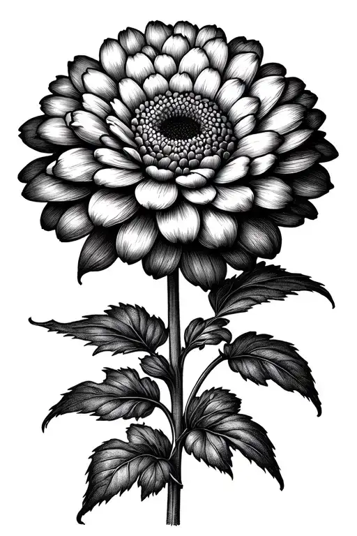 Chrysanthemum Blooming