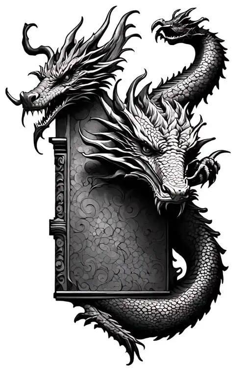 Tombstone And Dragon
