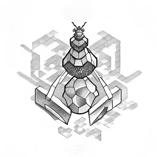 Beehive Surrounded By Gaming Symbols