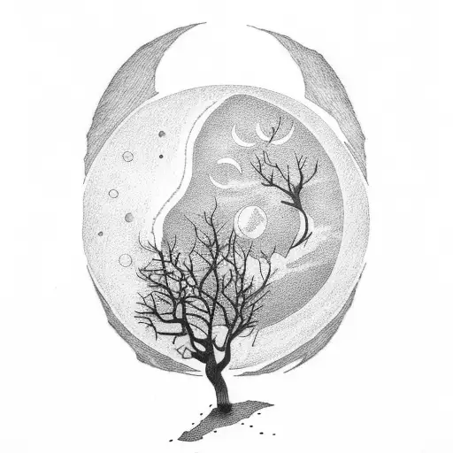 Tree With Moon