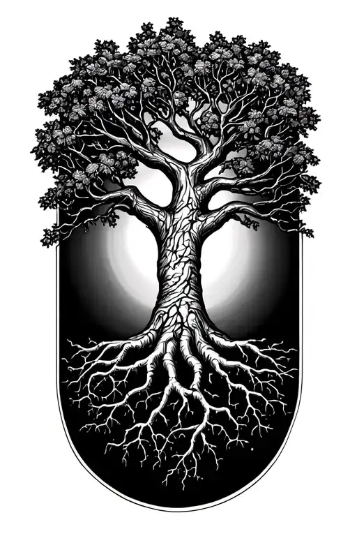 Tree Of Life With Roots