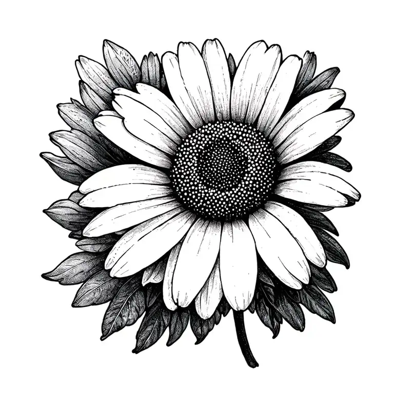 Daisy Flower Head Only