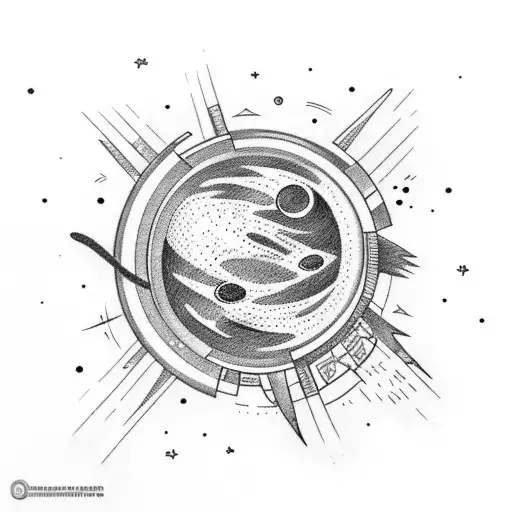 Planets Galaxy Space Stars Meteors