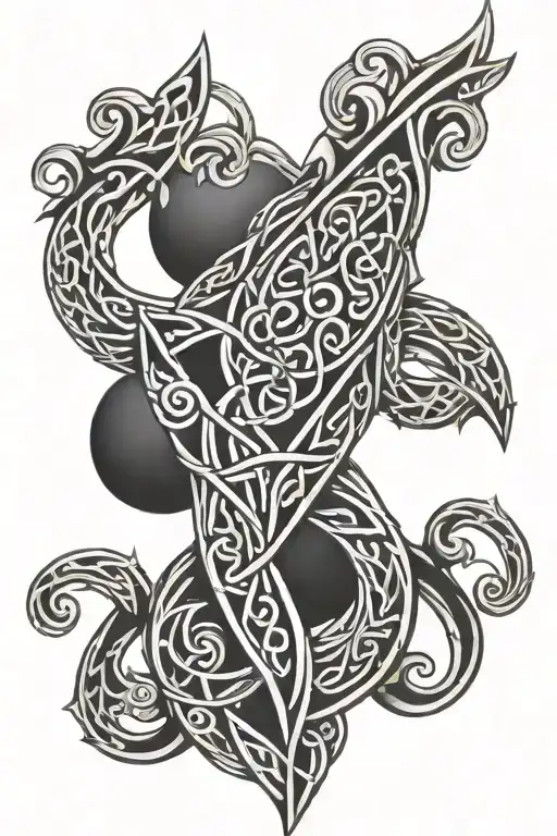 Spearhead Long Celtic Pattern