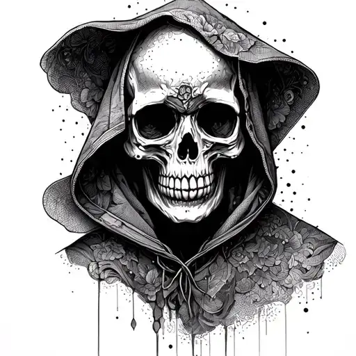 Skull In Hood