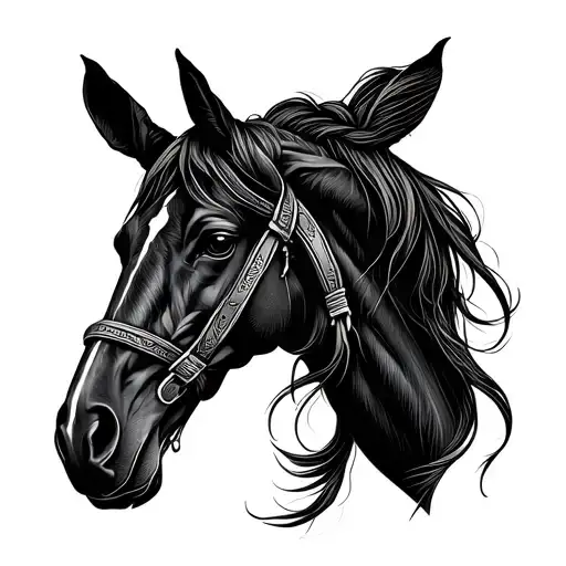 A Fine Line Horse Shoe