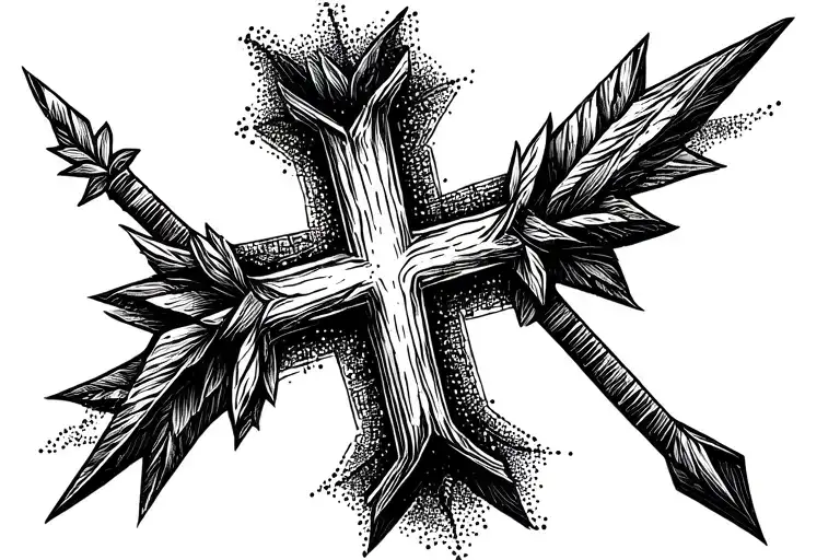 Arrow And A Cross
