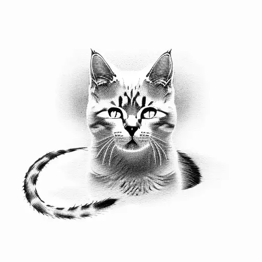 Cat Horse Black And White