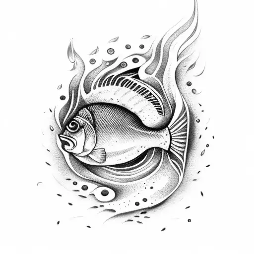Fish As Fire Of Candle
