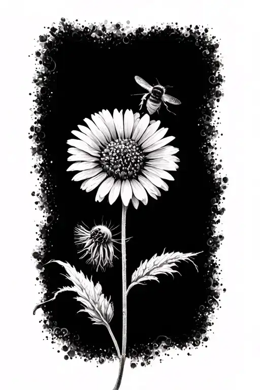 Snapdragon Daisy Dandilion Bee