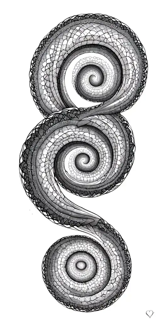 Fibonacci Spiral Pattern