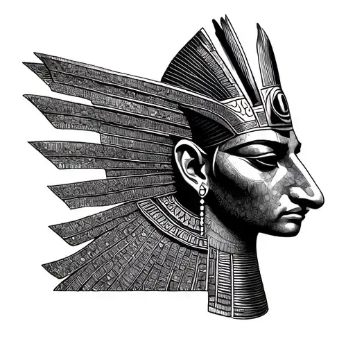 Egyptian Gog Ra Tatoo