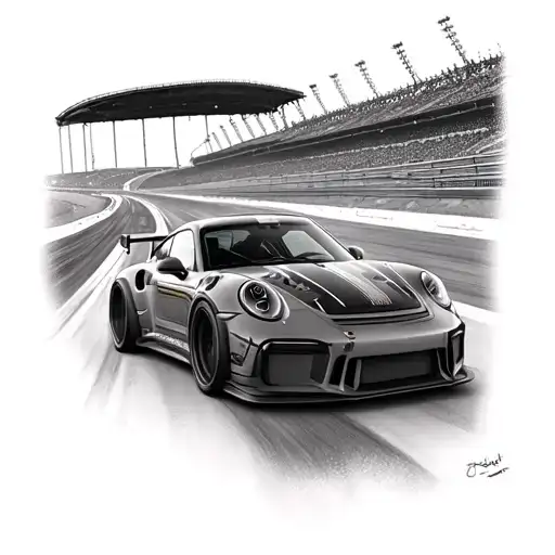 Nurbrugring Race Track Porsche Gt3 Rs