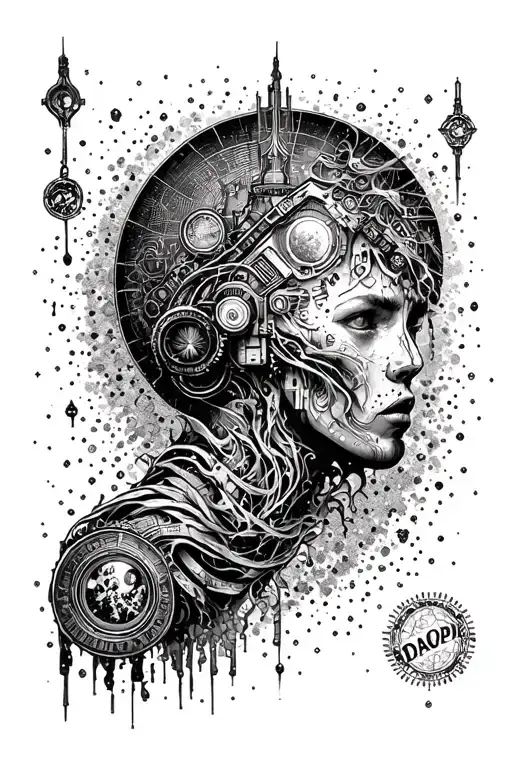 Mystic Technology Themed Sleeve