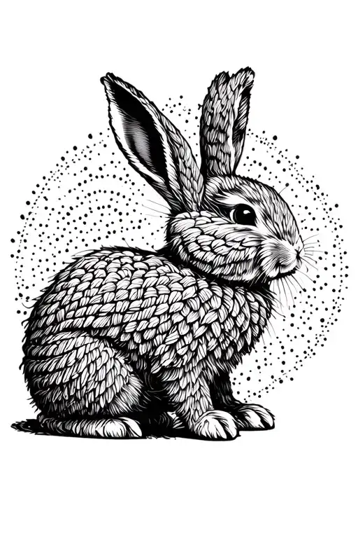Bunny Made Of Rope