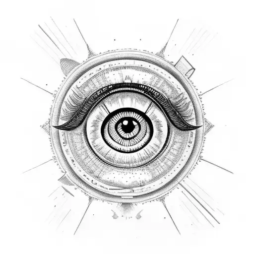 Illuminati Eye With Space