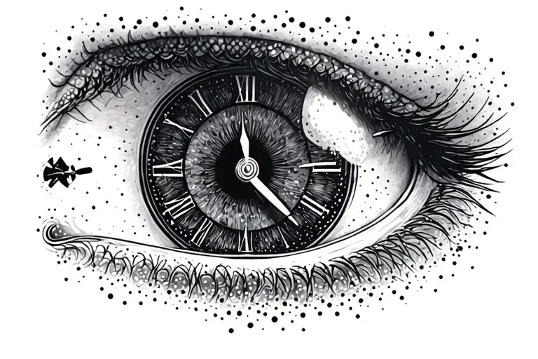 Clock And Eyes