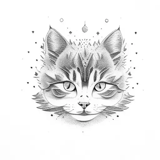 Spiritual Fluffy Cat