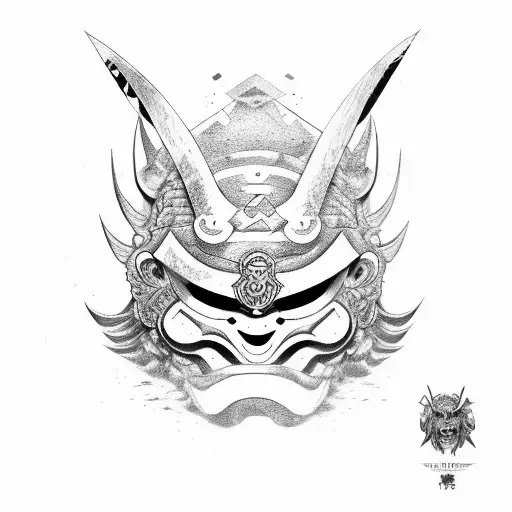 Oni Mask And Katana